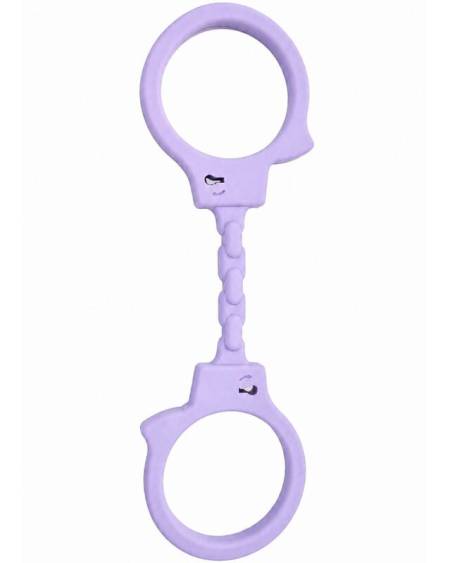 DIABLO PICANTE - SILICONE HANDCUFFS MAUVE