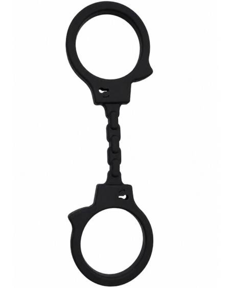 DIABLO PICANTE - SILICONE HANDCUFFS BLACK