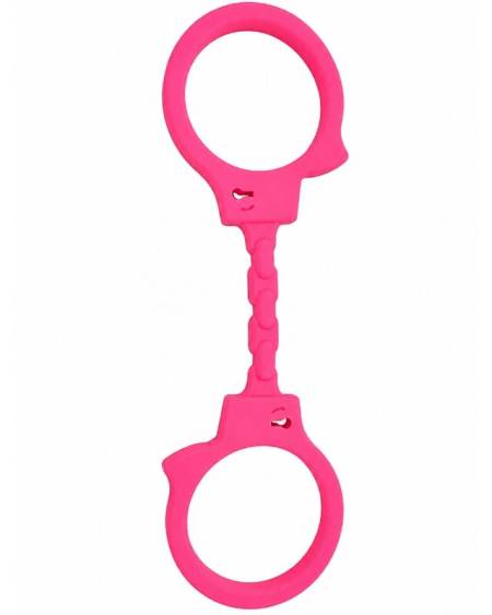 DIABLO PICANTE - SILICONE HANDCUFFS PINK