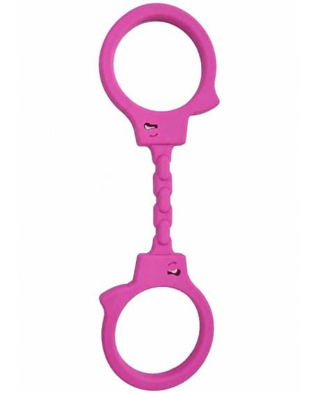 DIABLO PICANTE - SILICONE HANDCUFFS FUCHSIA
