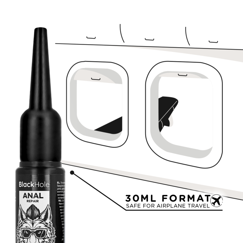 BLACK HOLE - ANAL LUBE APPLIER S SIZE 30 ML - Imagem de 5