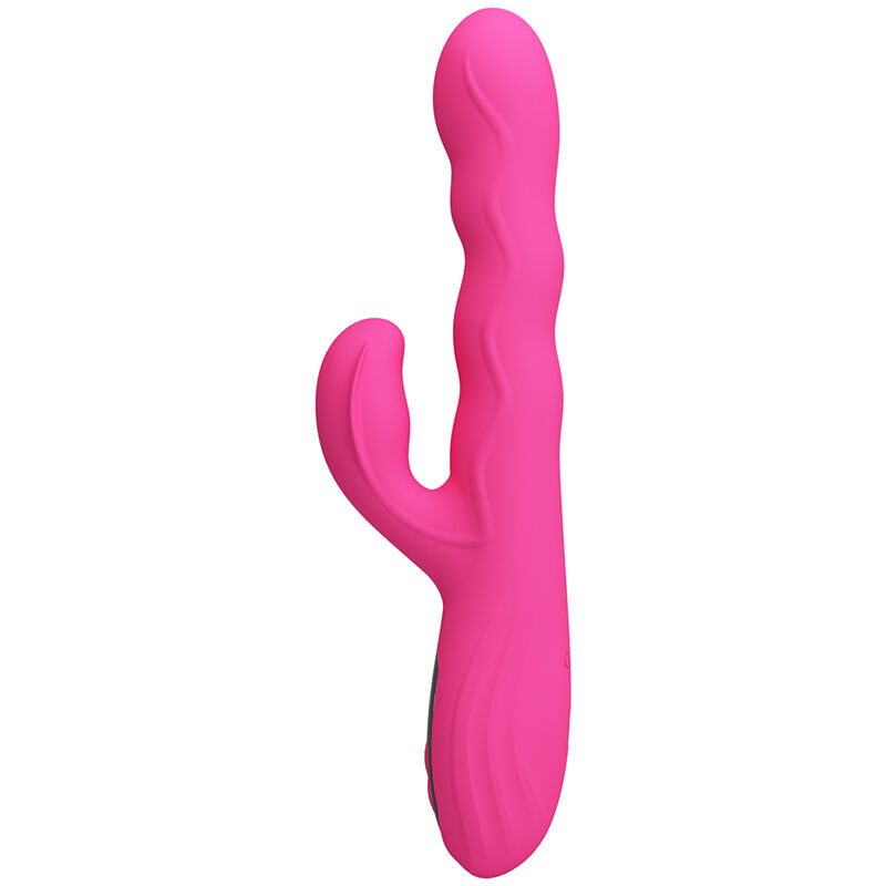 PRETTY LOVE - WINTERS MULTIFUNCTION RABBIT VIBRATOR WITH LED DISPLAY PINK - Imagem de 4