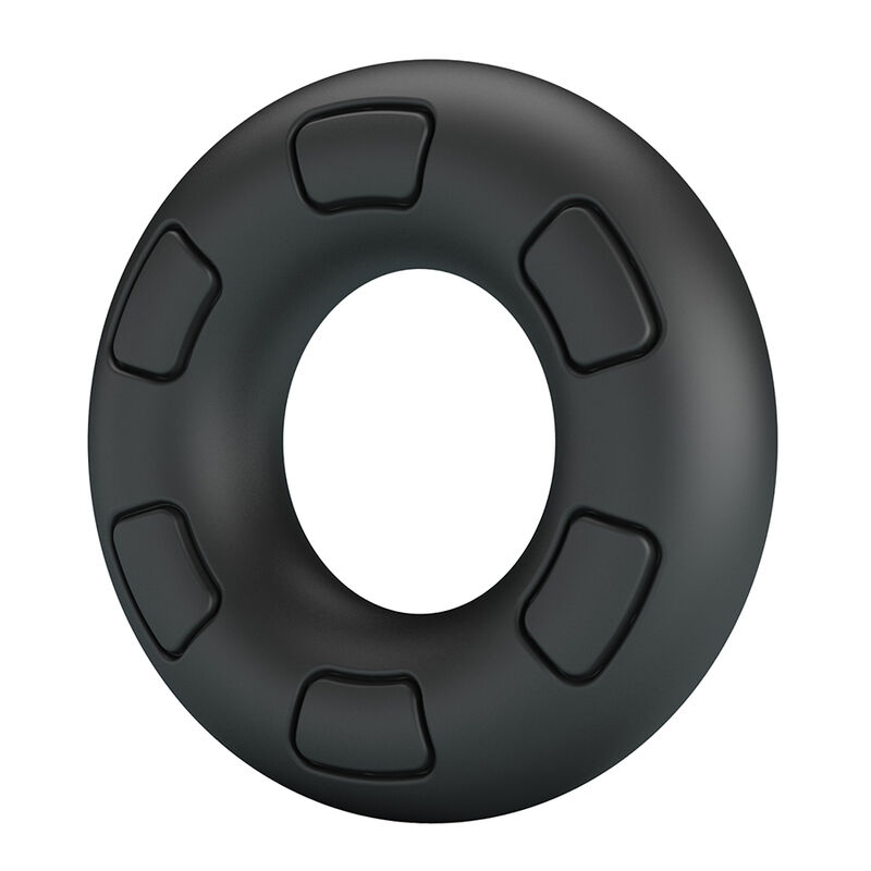 CRAZY BULL - BERTRAM SUPER SOFT SILICONE COCK RING BLACK - Imagem de 4