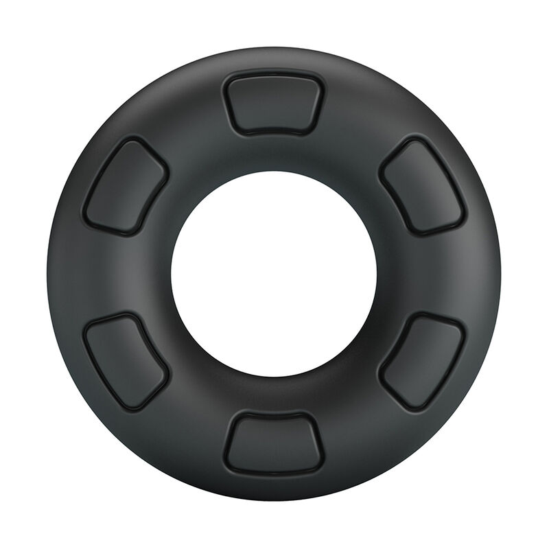 CRAZY BULL - BERTRAM SUPER SOFT SILICONE COCK RING BLACK - Imagem de 2