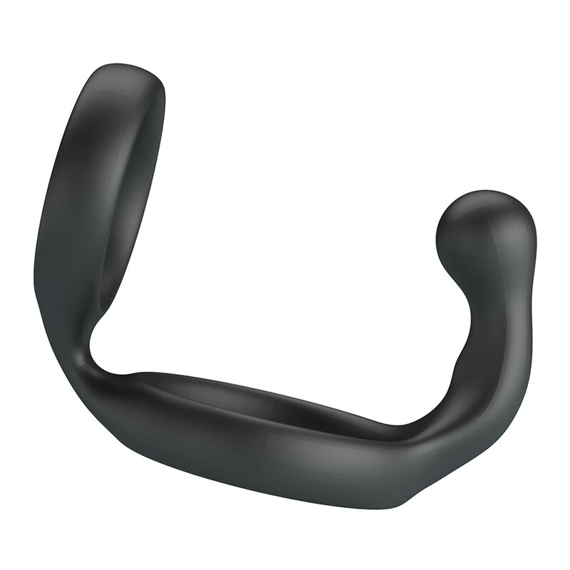 CRAZY BULL - FLORIAN DOUBLE COCK AND BALL RING BLACK - Imagem de 5