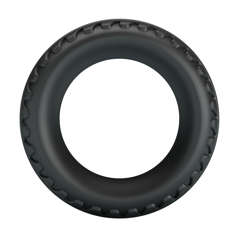 CRAZY BULL - MERRITT TEXTURED SILICONE COCK RING BLACK - Imagem de 3