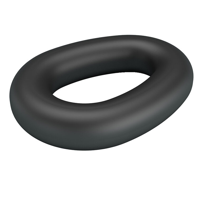 CRAZY BULL - VESPER SUPER SOFT SILICONE COCK RING BLACK - Imagem de 3
