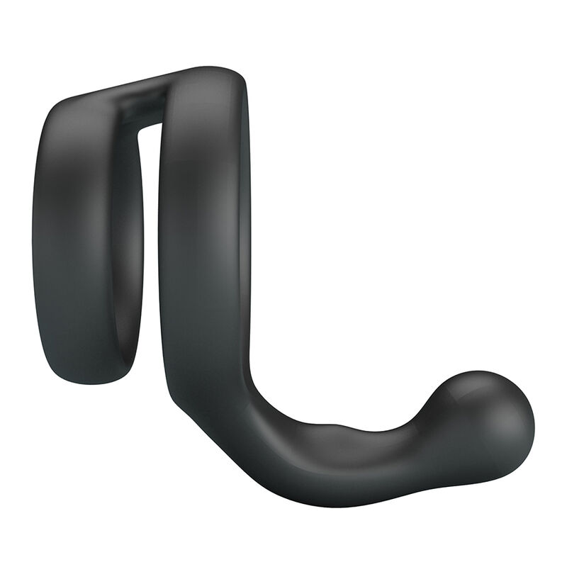 CRAZY BULL - YANCY DOUBLE COCK AND BALL RING BLACK - Imagem de 4