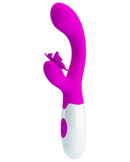 PRETTY LOVE - BUTTERFLY KISS 30 FUNCTION RABBIT VIBRATOR PURPLE