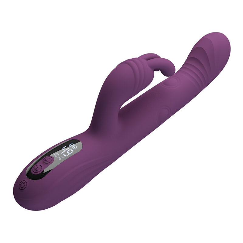 PRETTY LOVE - DEE MULTIFUNCTION RABBIT VIBRATOR OSCILLATING AND PERCUSSION PURPLE - Imagem de 4