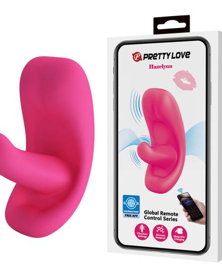 PRETTY LOVE - HAZELYNN 12 FUNCTION APP CONTROL MASSAGER PINK