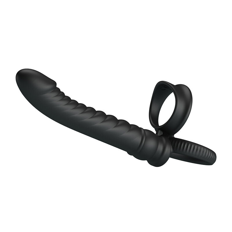 PRETTY LOVE - MERRITT ANAL VIBRATOR WITH RING AND VIBRATION BLACK - Imagem de 4