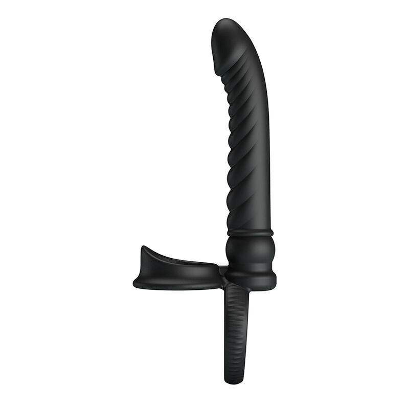 PRETTY LOVE - MERRITT ANAL VIBRATOR WITH RING AND VIBRATION BLACK - Imagem de 5