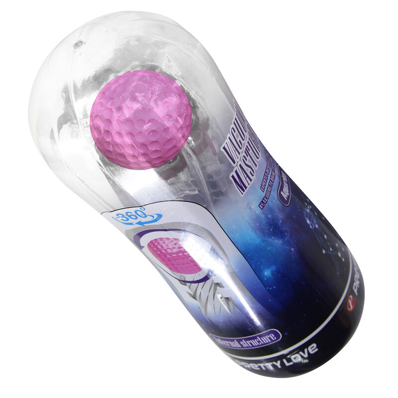 PRETTY LOVE - 360 TEXTURED MASTURBATION CUP CLEAR - Imagem de 2