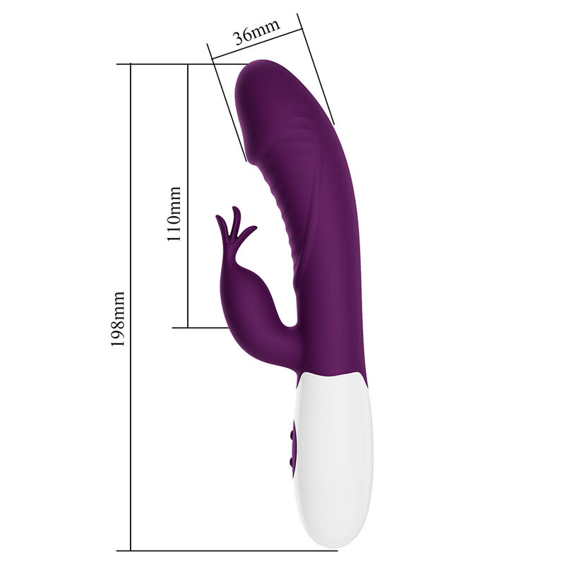 PRETTY LOVE - ROGUE MUSE 30 FUNCTION RABBIT VIBRATOR PURPLE - Imagem de 5