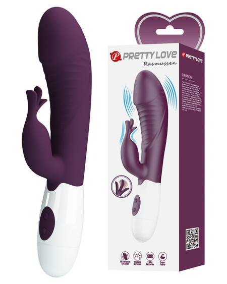 PRETTY LOVE - ROGUE MUSE 30 FUNCTION RABBIT VIBRATOR PURPLE