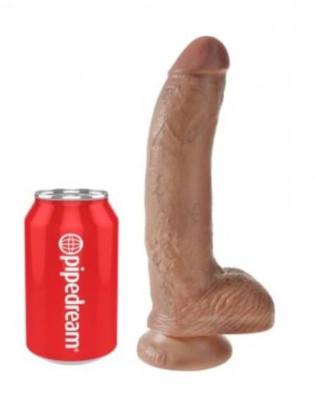 KING COCK - REALISTIC DILDO WITH BALLS 22.8 CM