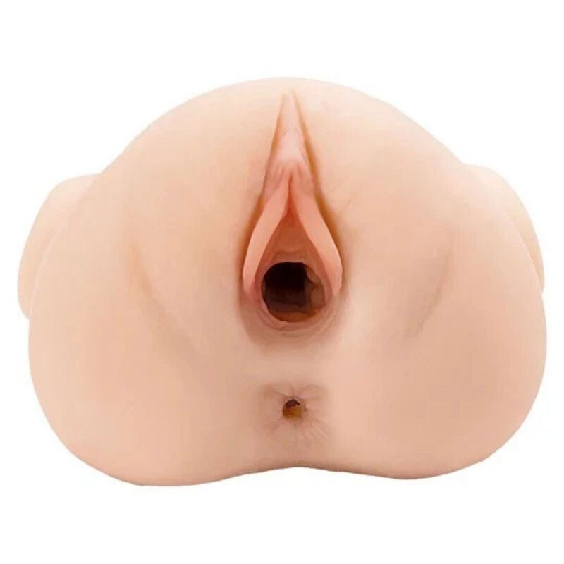 PDX PLUS - DOUBLE POUNDER VIBRATING SQUEEZE STROKER LIGHT 20.5 CM - Imagem de 3