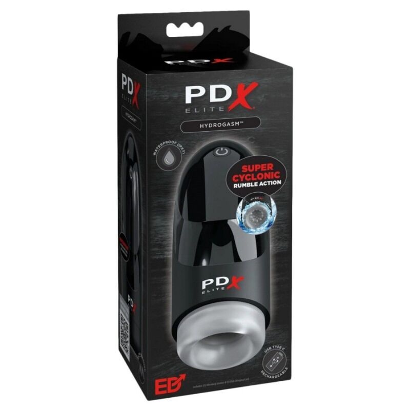 PDX ELITE - HYDROGASM CYCLONIC VIBRATING MASTURBATOR 20 CM - Imagem de 4