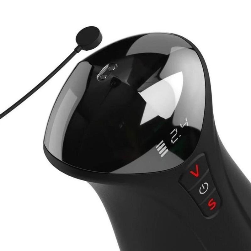 PDX ELITE - FAP-O-MATIC PRO XL AUTOMATIC VIBRATING STROKER BROWN 34.9 CM - Imagem de 4