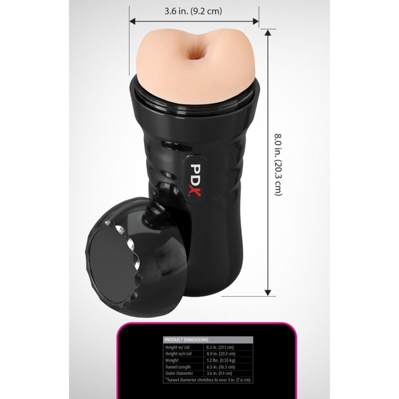 PDX EXTREME - WET BUSSIES SUPER BANGIN' BUTTHOLE ANAL STROKER 20.8 CM - Imagem de 5