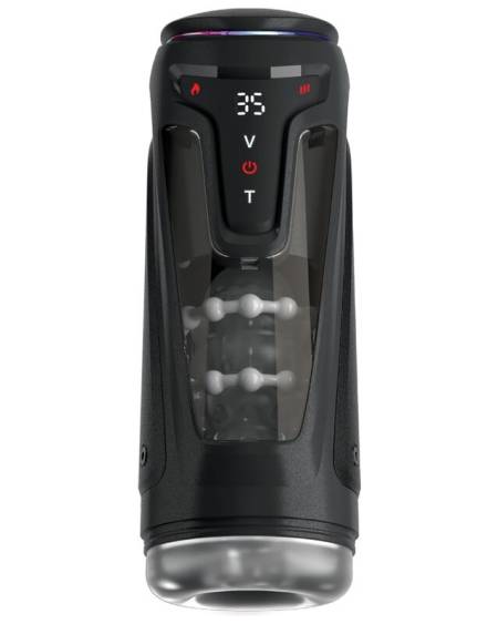 PDX ELITE - MOTO-BATOR PRO THRUSTING STROKER AUTOMATIC VIBRATING AND WARMING MASTURBATOR 26.5 CM