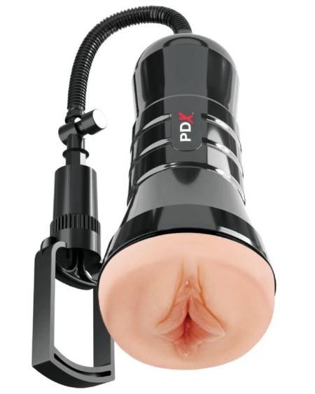 PDX EXTREME - WET PUSSIES SUPER SUCKER XXL LIGHT VAGINA STROKER WITH SUCTION 27.3 CM