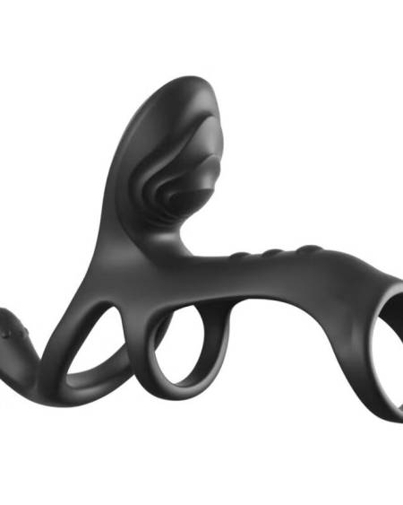 FANTASY C-RINGZ - ULTIMATE COUPLES CAGE MAX VIBRATING COCK RING 19.5 CM
