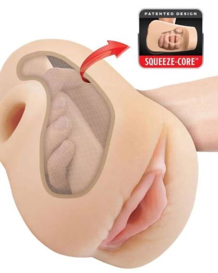 PDX PLUS - REALISTIC VAGINA PUSSY POUNDER SQUEEZE STROKER 18 CM