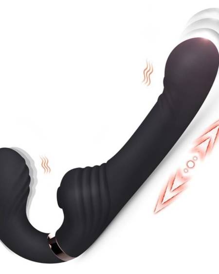 NALONE - ALLOW DUAL VIBE WITH ROTATION AND THRUSTING BLACK