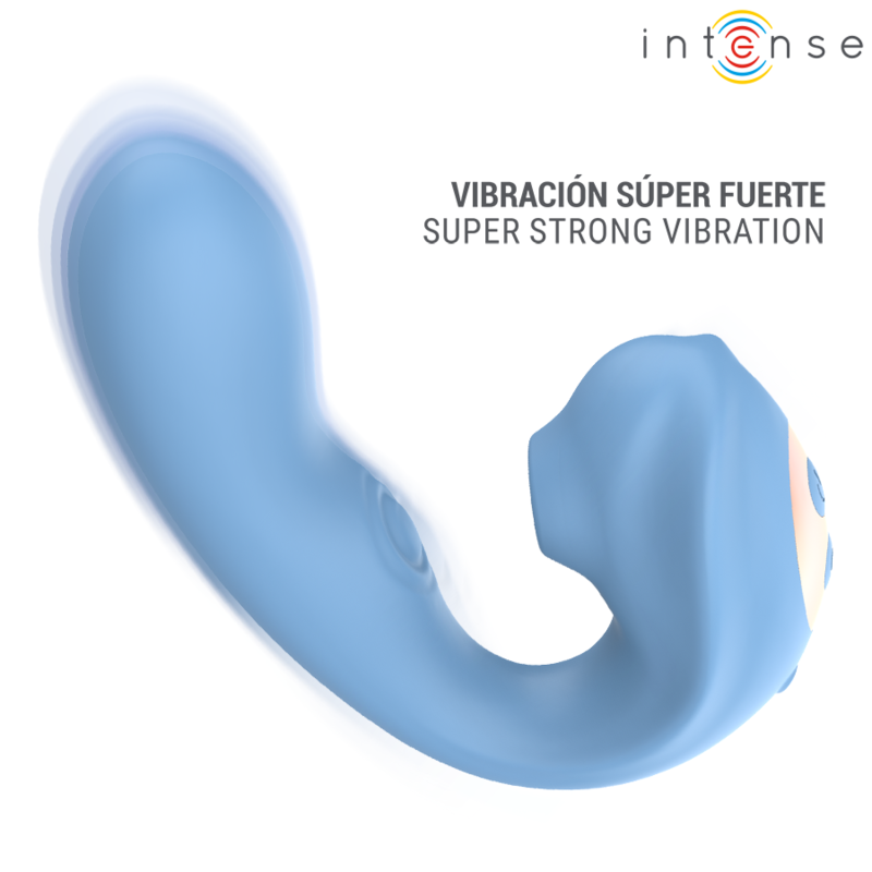 INTENSE - GINA MULTIFUNCTION CLITORAL STIMULATOR BLUE - Imagem de 5
