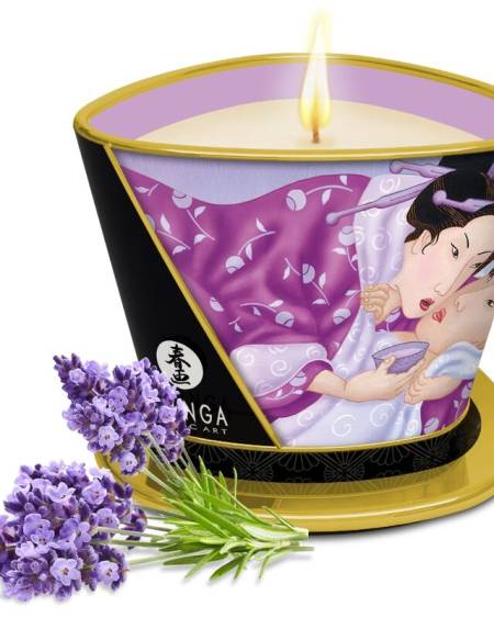 SHUNGA - MASSAGE CANDLE LAVANDER 170 ML