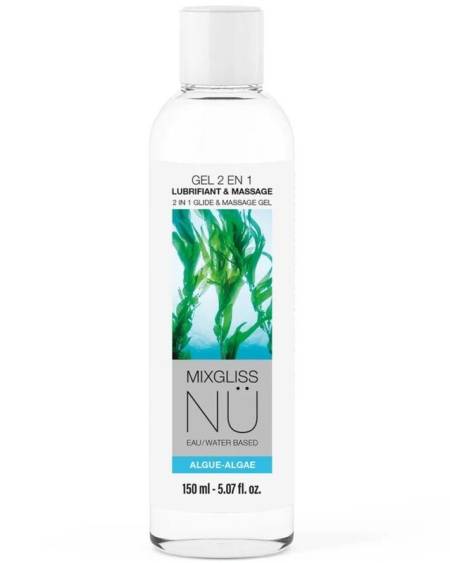 MIXGLISS - 2 IN 1 WATER-BASED LUBRICANT AND MASSAGE GEL NURU ALGAE 150 ML