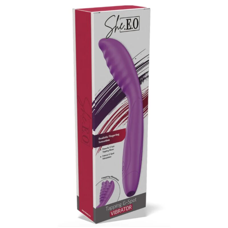 SHE.E.O - PURPLE G-SPOT TAPPING VIBRATOR - Imagem de 5