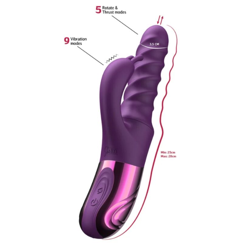 SHE.E.O - PURPLE RABBIT SWIRL VIBRATOR - Imagem de 3