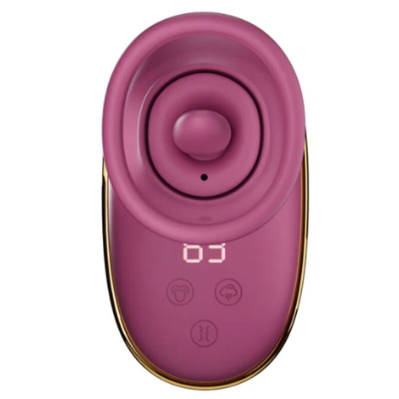 SHE.E.O - AUTOMATIC CLITORAL STIMULATING PUMP WITH LICKING EFFECT (PURPLE) - Imagem de 3