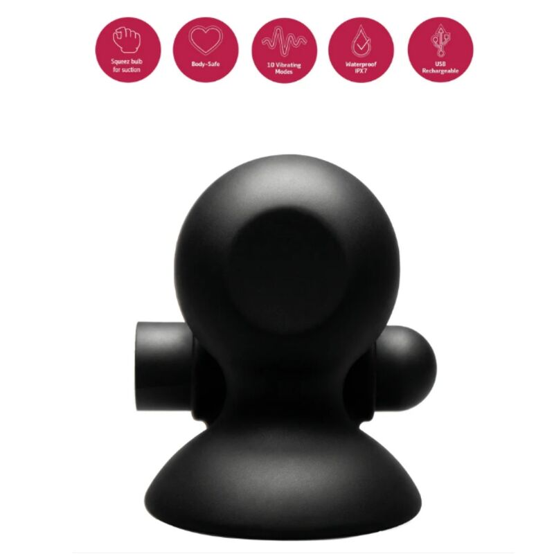 SHE.E.O - RECHARGEABLE VIBRATING NIPPLE SUCTION GEL - Imagem de 2