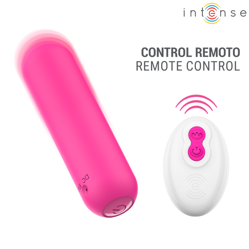 INTENSE - JUDY RECHARGEABLE VIBRATING BULLET WITH REMOTE CONTROL PINK - Imagem de 2
