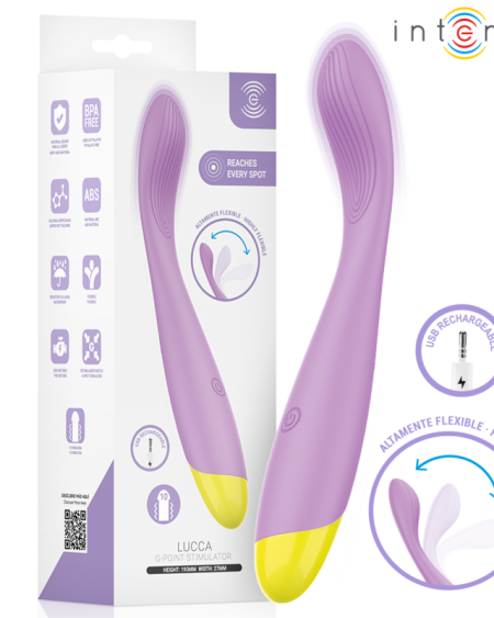 INTENSE - LUCCA FLEXIBLE USB RECHARGEABLE G-POINT STIMULATOR