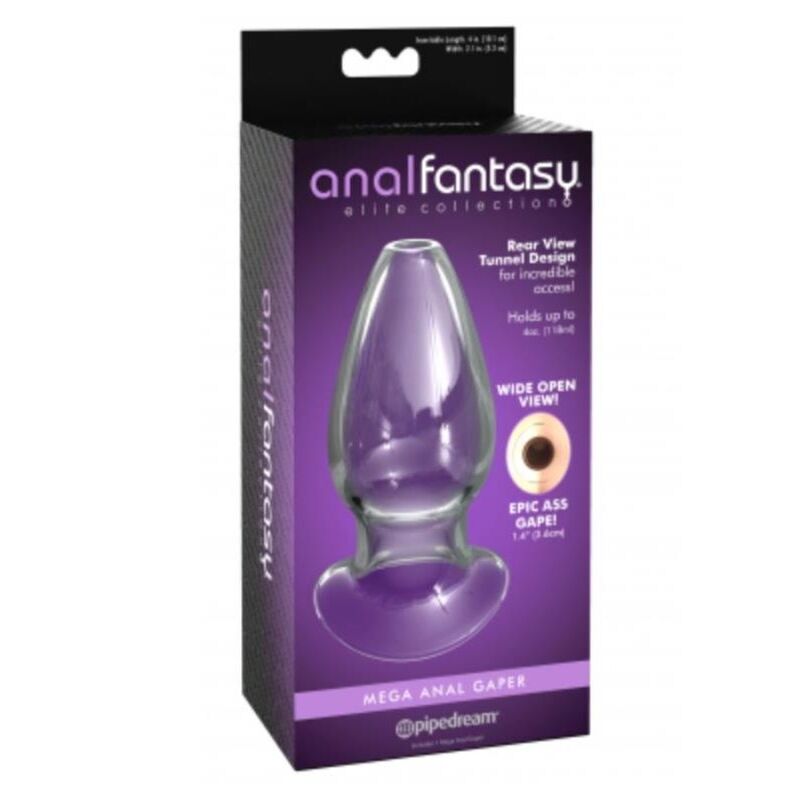 ANAL FANTASY ELITE - MEGA ANAL GAPER CLEAR ANAL PLUG - Imagem de 3
