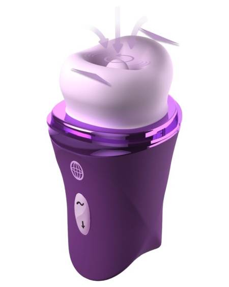 FANTASY FOR HER - LUSH KISS PLUSH PURPLE SUCTION  LICKING CLITORAL STIMULATOR