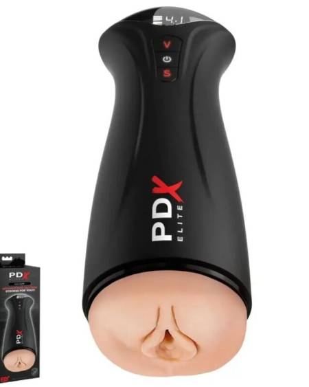 PDX ELITE - FAP-GASM INTERMITTENT SUCTION  VIBRATION MASTURBATOR