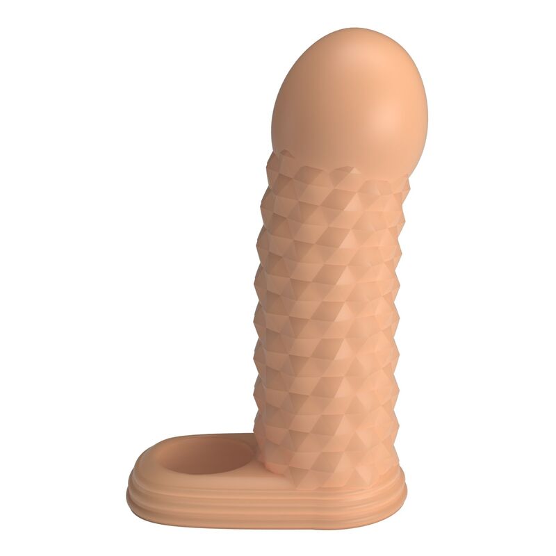PRETTY LOVE - WOLFRAM PENIS EXTENSION SLEEVE 11.5 CM Ø 3.8 CM NATURAL - Imagem de 2