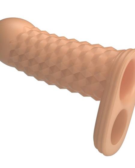 PRETTY LOVE - WOLFRAM PENIS EXTENSION SLEEVE 11.5 CM Ø 3.8 CM NATURAL