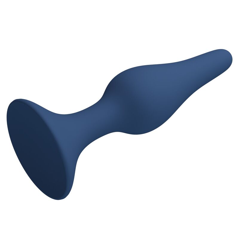 MR PLAY - TAPERED SILICONE ANAL PLUG BLUE XL - Imagem de 5