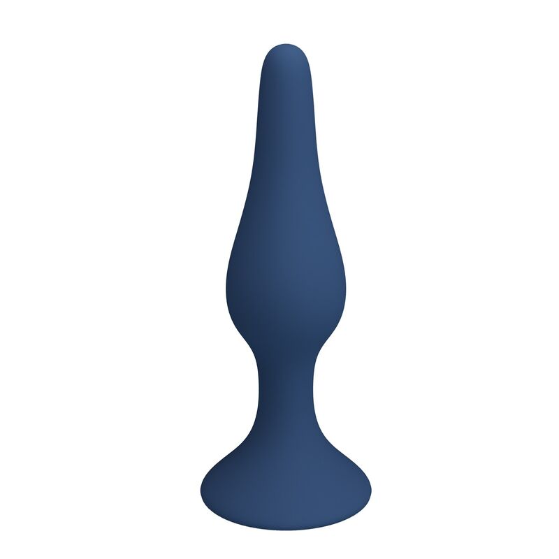 MR PLAY - TAPERED SILICONE ANAL PLUG BLUE XL - Imagem de 4