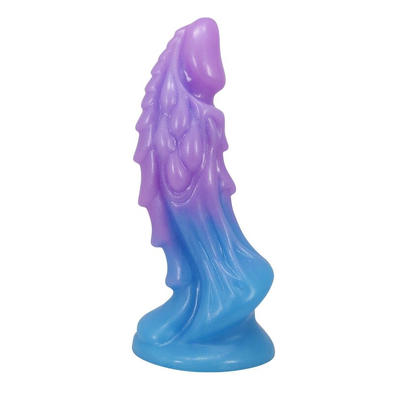 POWER MONSTERS - ATLANTEANS REALISTIC DILDO WITH SUCTION CUP 19 CM Ø 5 CM BLUE PURPLE
