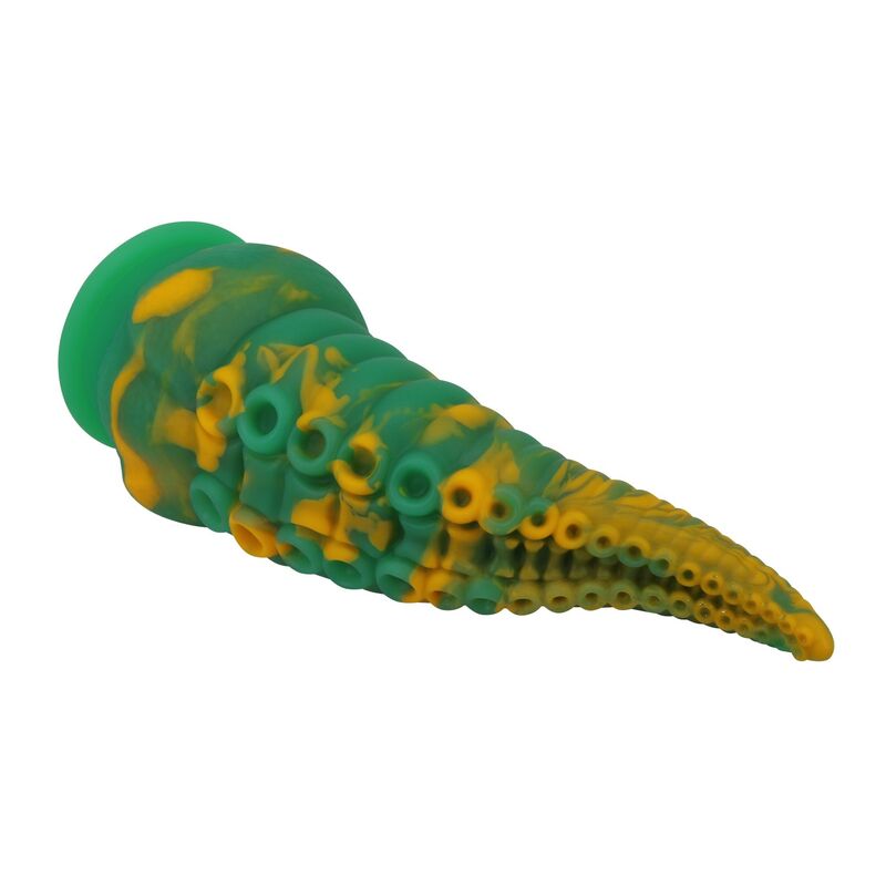 POWER MONSTERS - ABYSSAL COLOSSUS BICOLOR FANTASY SILICONE DILDO 22.5 CM Ø 6 CM - Imagem de 5