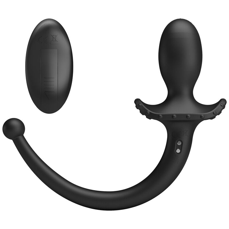 MR PLAY - WIRELESS REMOTE CONTROL ANAL AND PERINEUM VIBRATOR BLACK - Imagem de 5