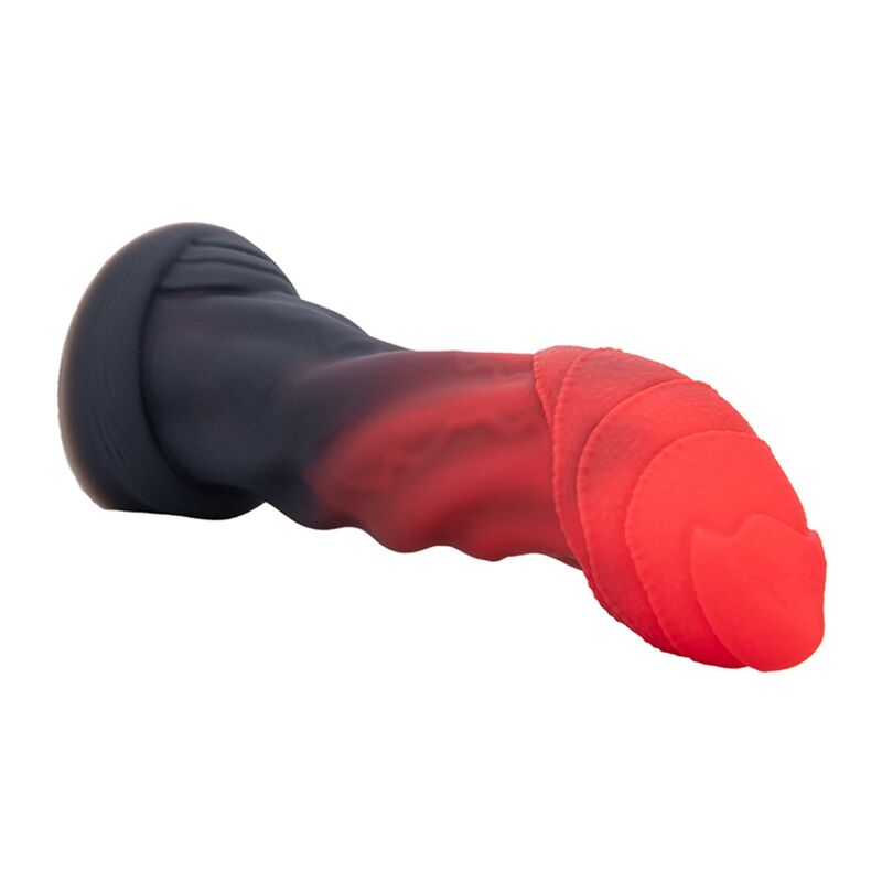 POWER MONSTERS - INFERNAL GOLIATH BICOLOR FANTASY SILICONE DILDO 25 CM Ø 6 CM - Imagem de 3